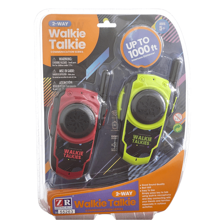 Set de 2 Walkie Talkie para Niños 500mt 55263 6