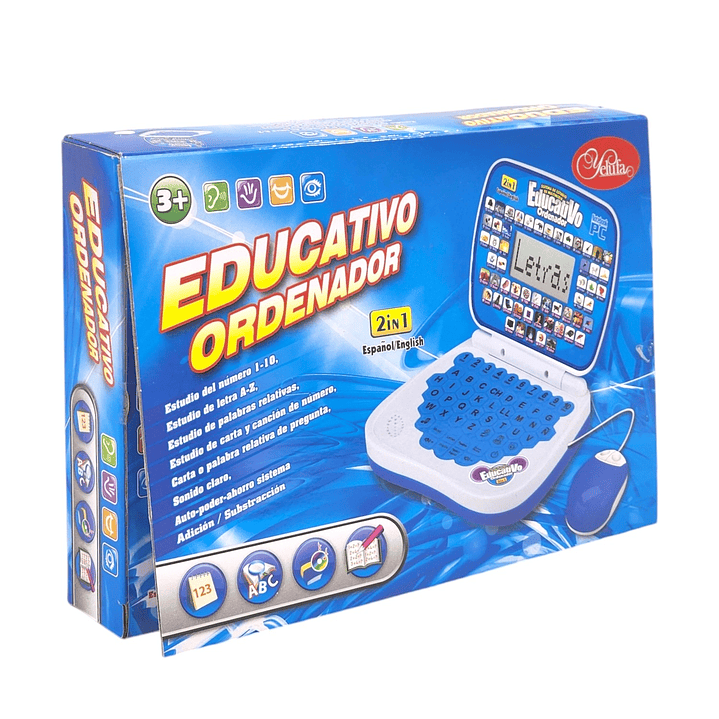 Mini Laptop Educativa Interactiva Esp / Inglés Niños 55359 7