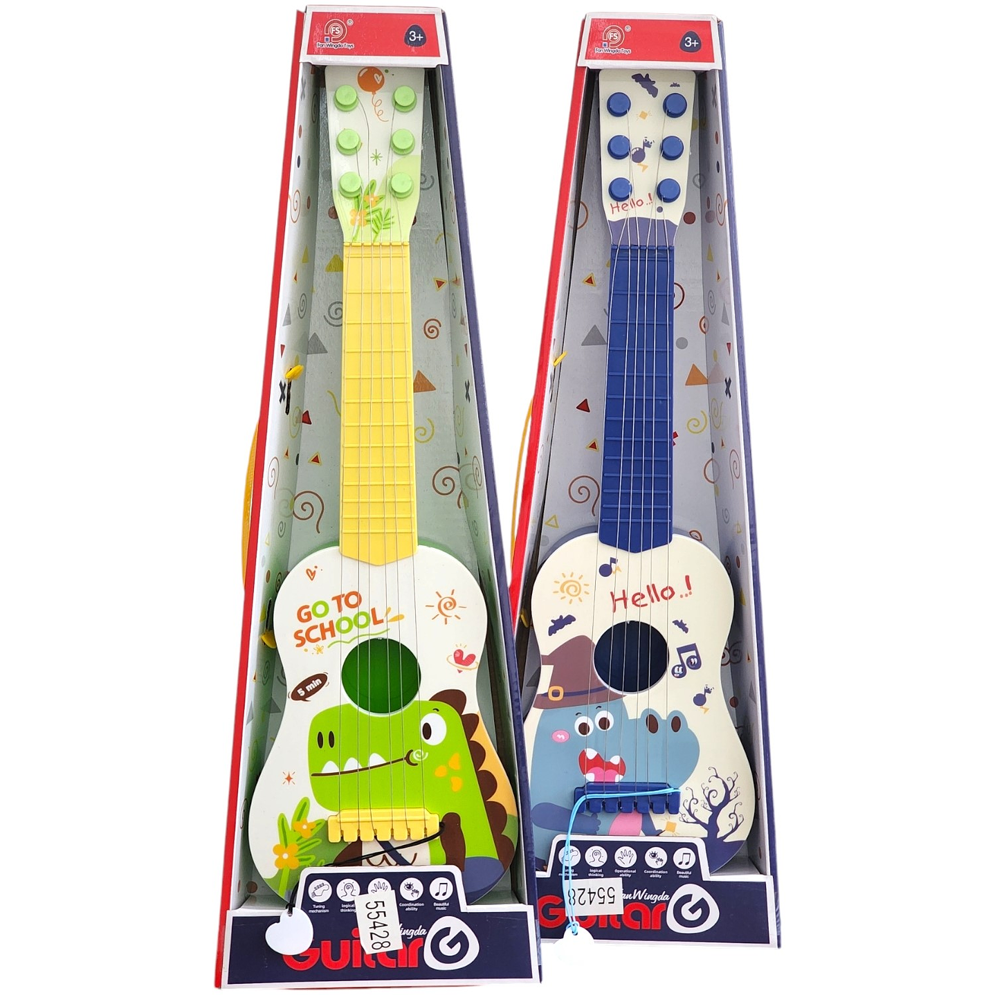 Guitarra Juguete Infantil Diseños Animalitos 55428 2