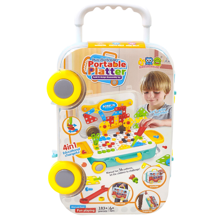 Juego de Habilidades Maleta Portátil 183pz para Armar 55534 7