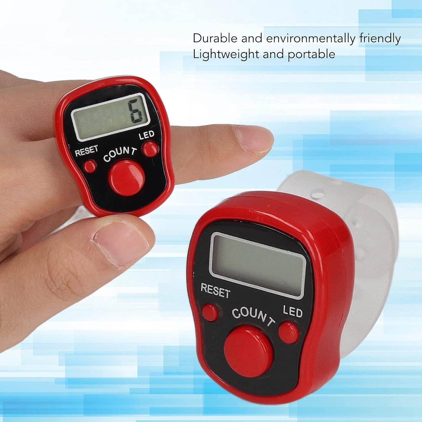 Contador Manual Digital Ajustable con Luz Tipo Anillo 10744 3