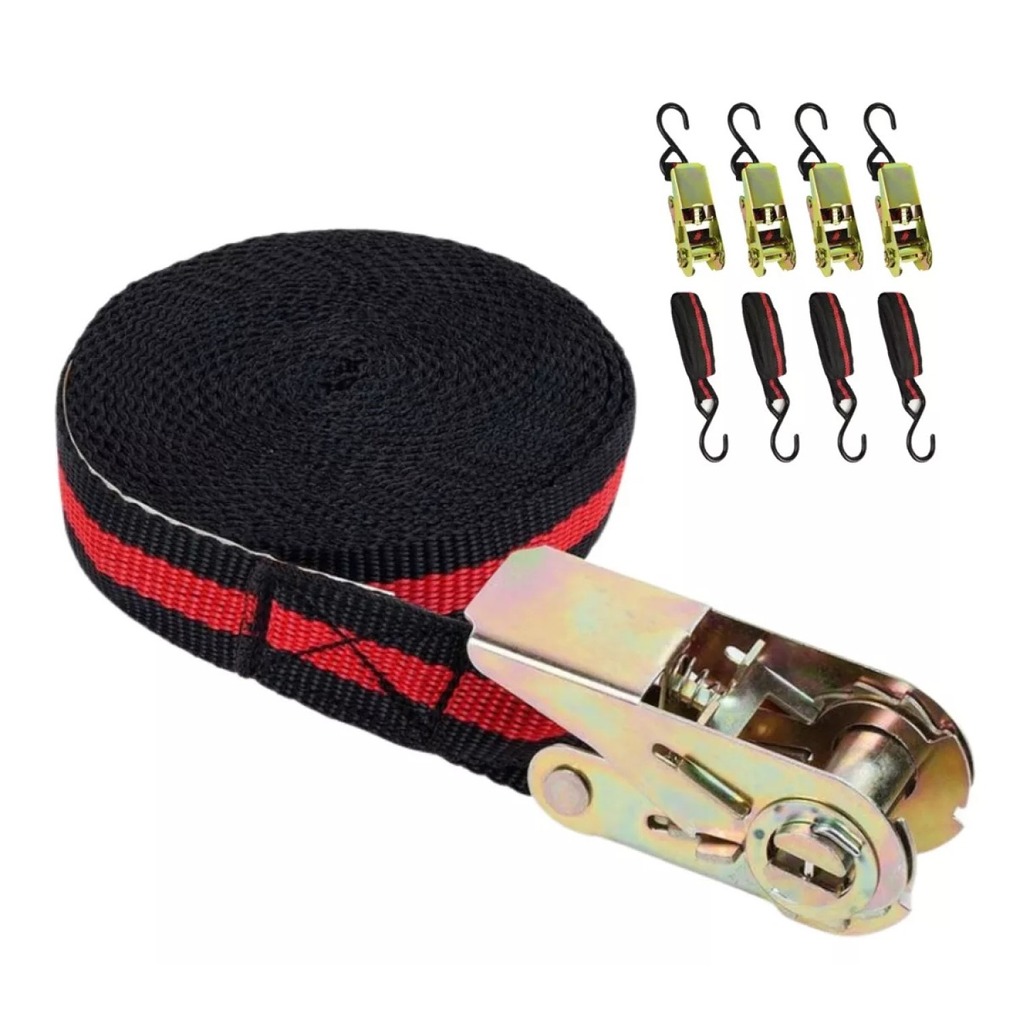 Set 4 Eslinga Correa Plana Linga 25mm 4,5mts 10961 1