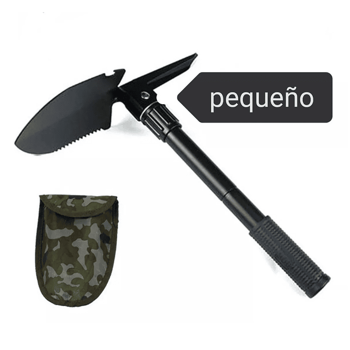 Mini Pala Plegable portátil Multiusos Negra 12455 3