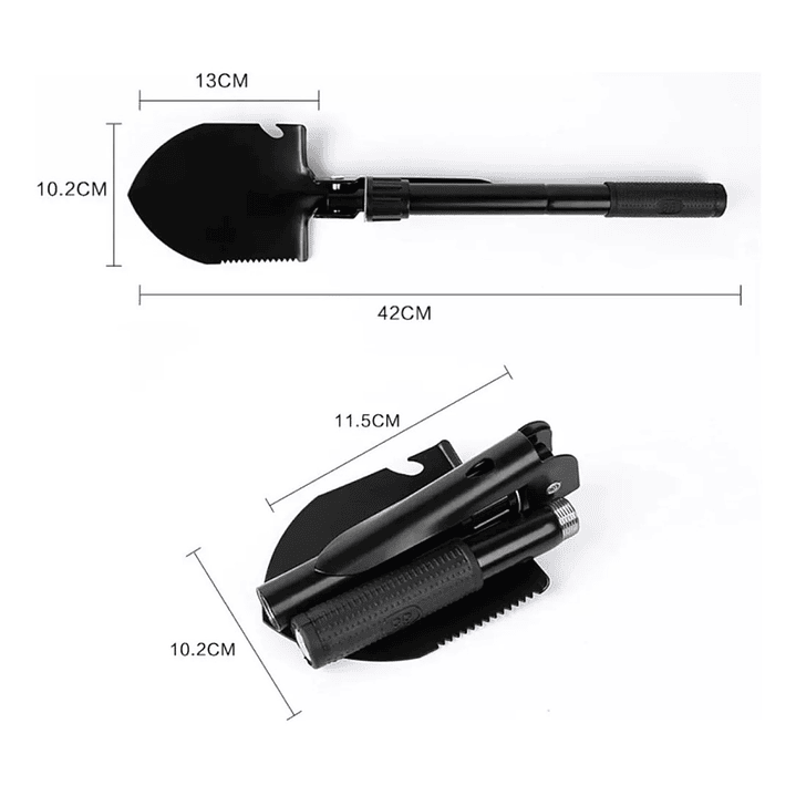 Mini Pala Plegable portátil Multiusos Negra 12455 4