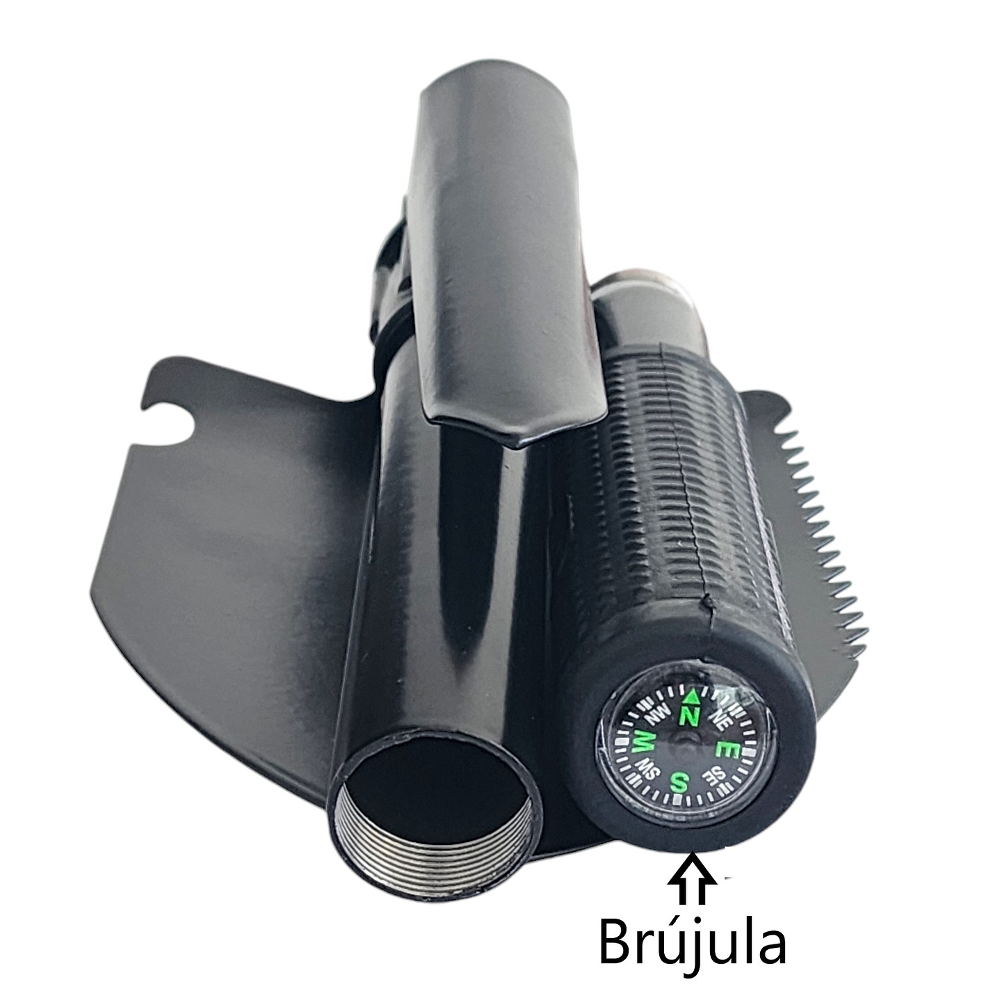 Mini Pala Plegable portátil Multiusos Negra 12455 6