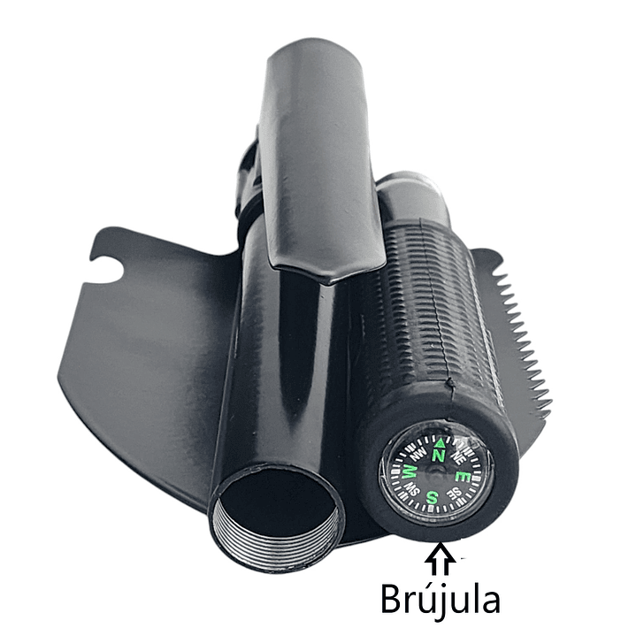 Mini Pala Plegable portátil Multiusos Negra 12455 6