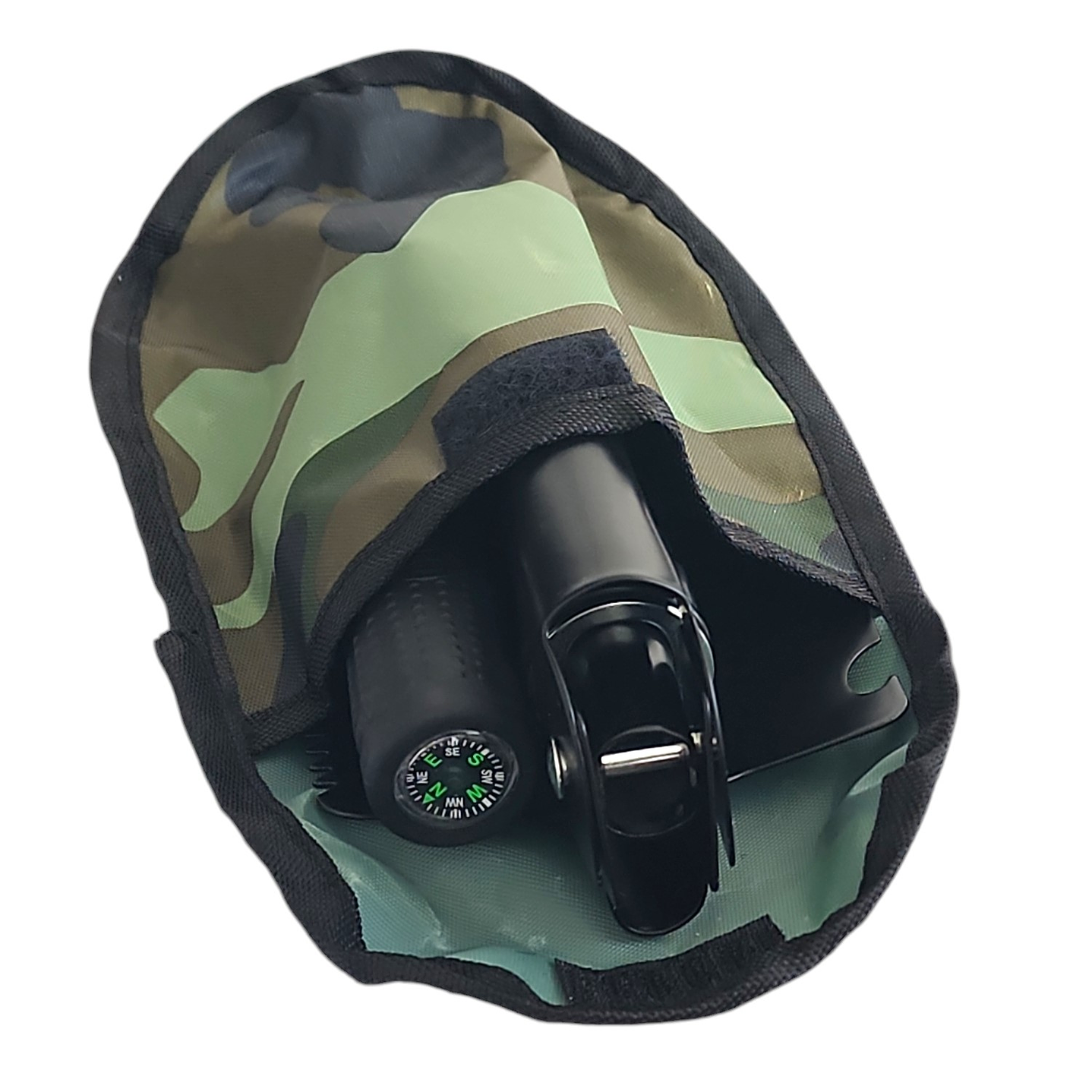 Mini Pala Plegable portátil Multiusos Negra 12455 7