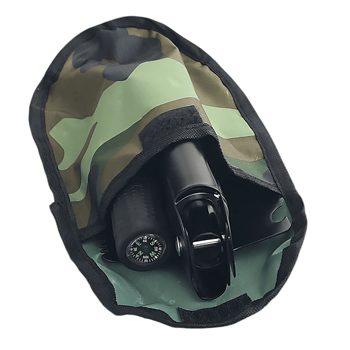 Mini Pala Plegable portátil Multiusos Negra 12455 7