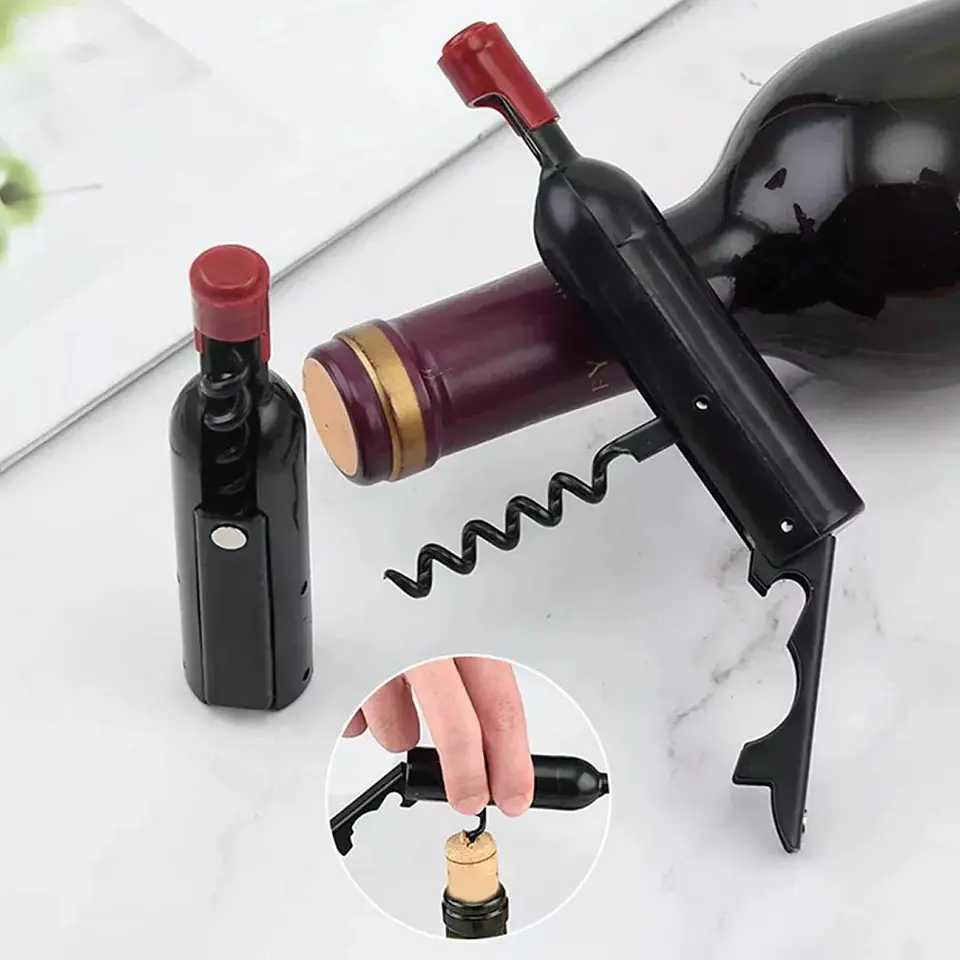 Sacacorchos destapador botellas de Vino con imán 14474 4
