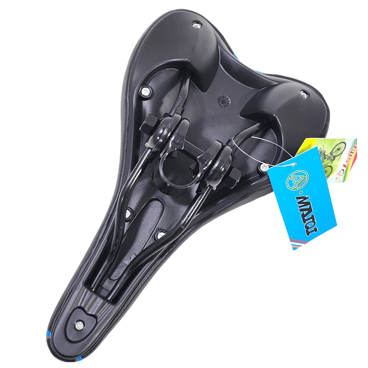 Sillín Silla Asiento Cómodo para Bicicleta Azul 18231 3