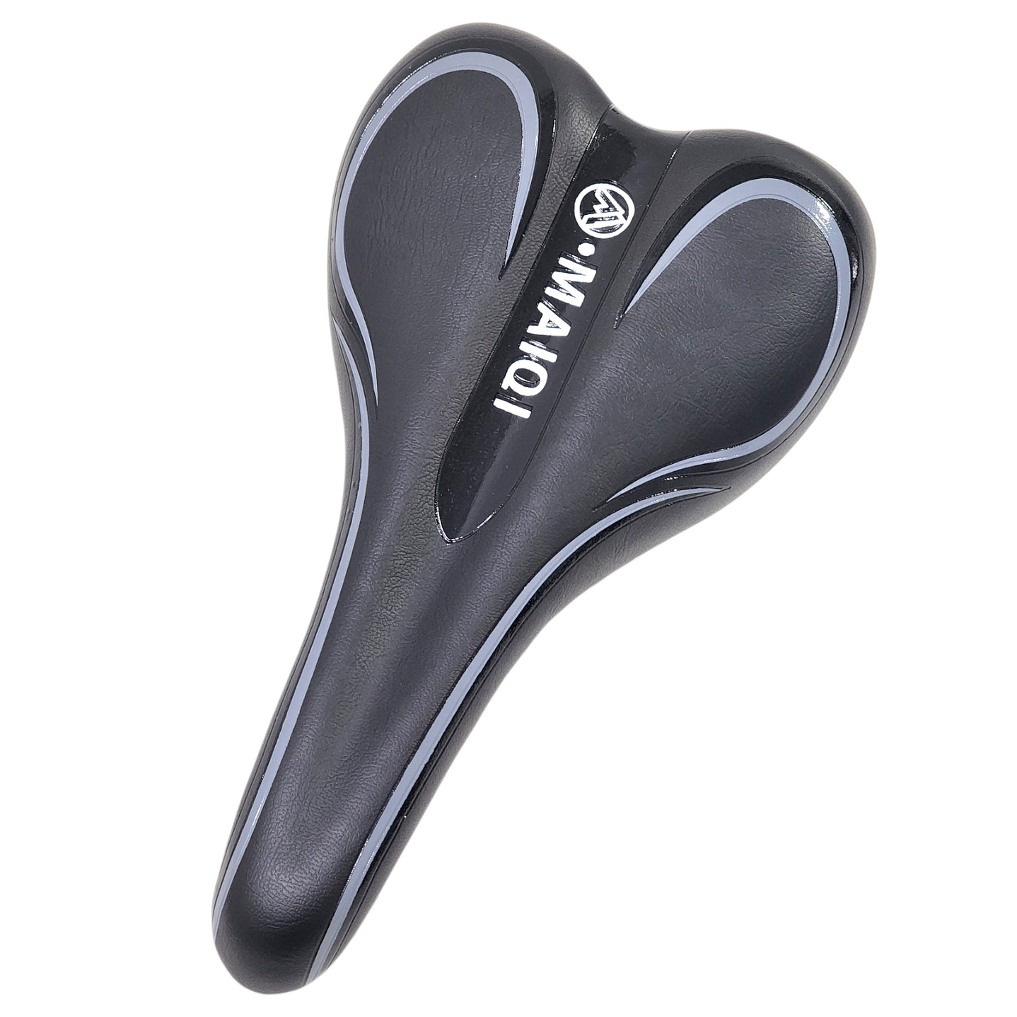 Sillín Silla Asiento Cómodo para Bicicleta Gris 18231 1