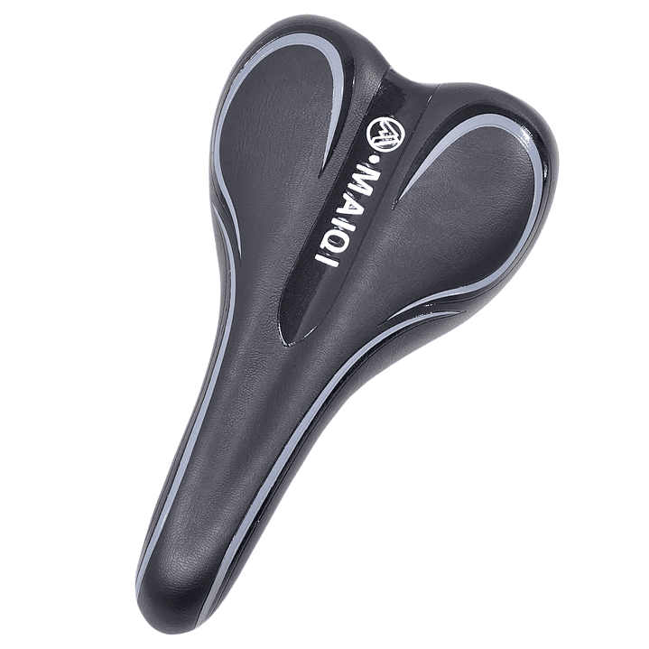 Sillín Silla Asiento Cómodo para Bicicleta Gris 18231 1