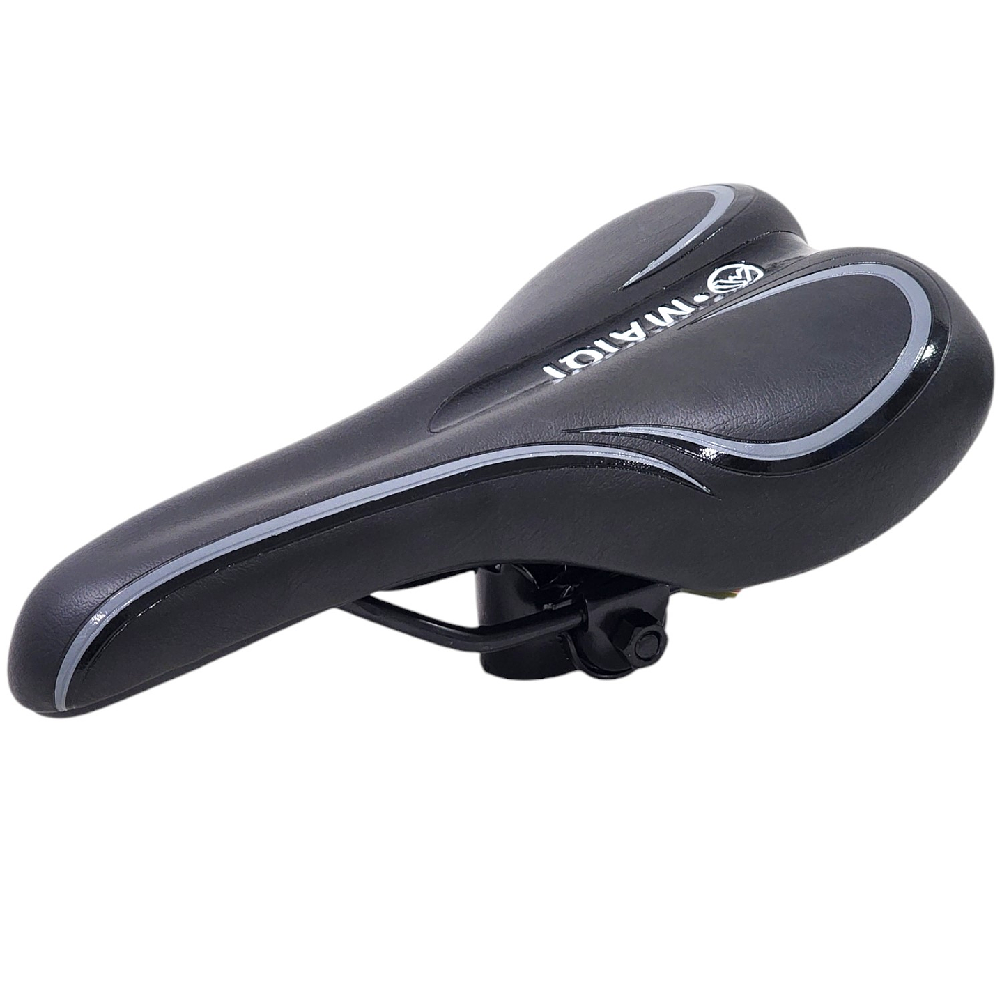 Sillín Silla Asiento Cómodo para Bicicleta Gris 18231 2