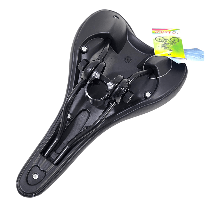 Sillín Silla Asiento Cómodo para Bicicleta Gris 18231 3