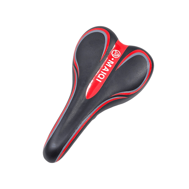 Sillín Silla Asiento Cómodo para Bicicleta Rojo 18231 1