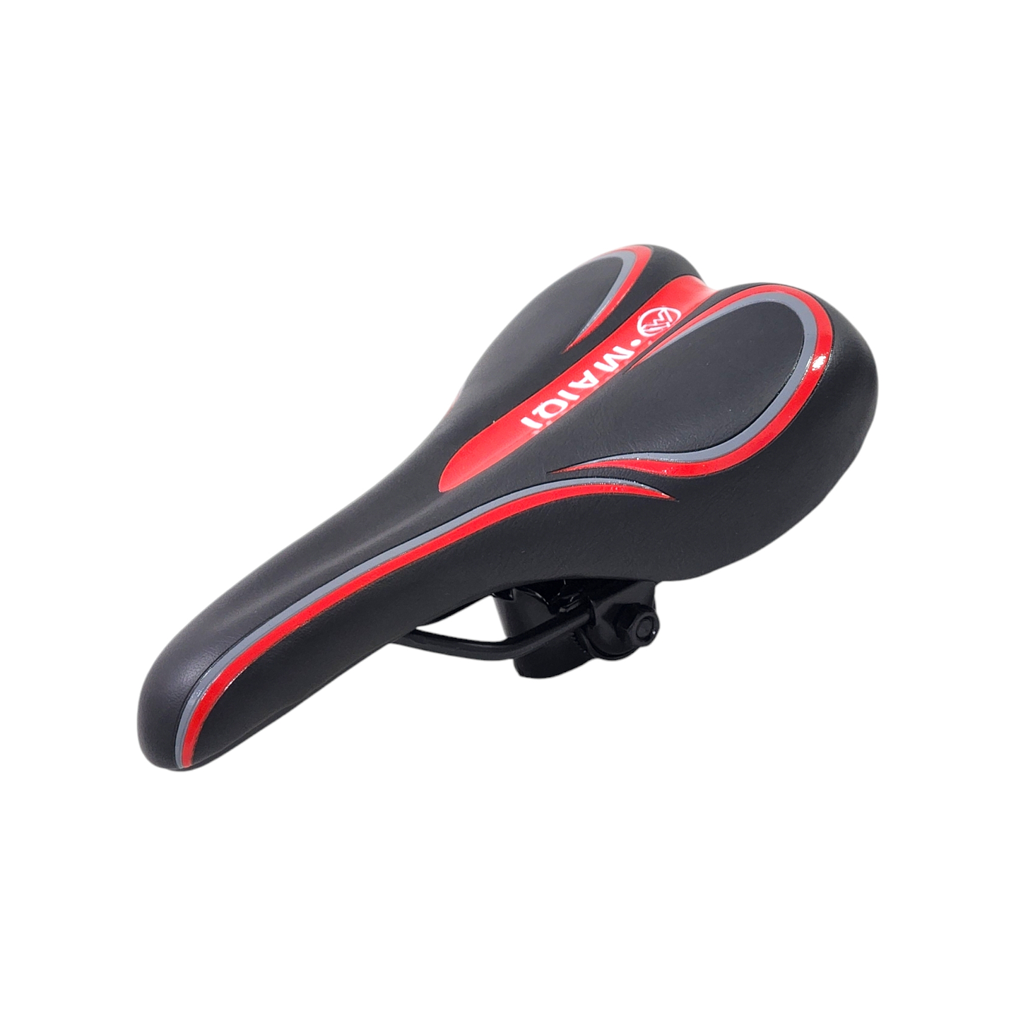 Sillín Silla Asiento Cómodo para Bicicleta Rojo 18231 2