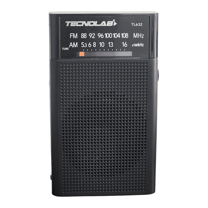 Radio Portátil de Bolsillo Banda AM/FM Tecnolab TL632  2