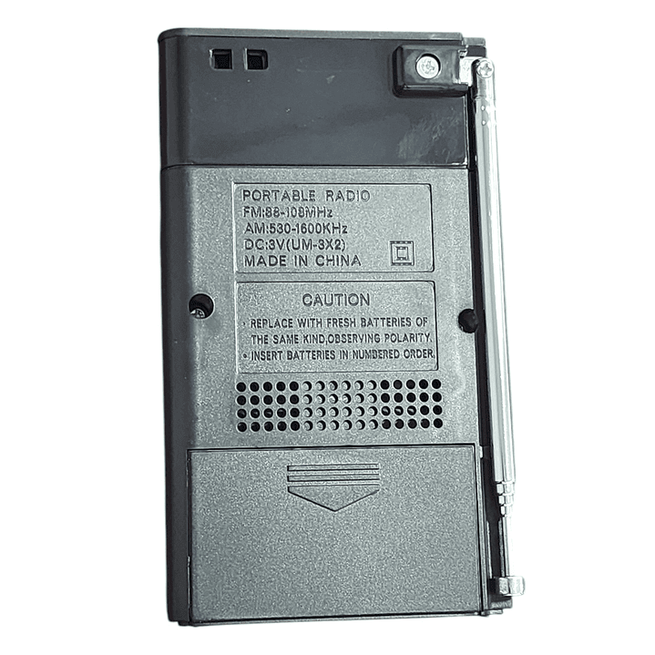 Radio Portátil de Bolsillo Banda AM/FM Tecnolab TL632  6