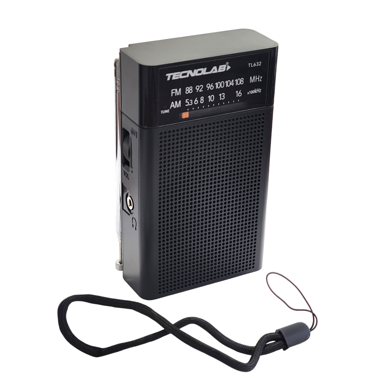 Radio Portátil de Bolsillo Banda AM/FM Tecnolab TL632  7