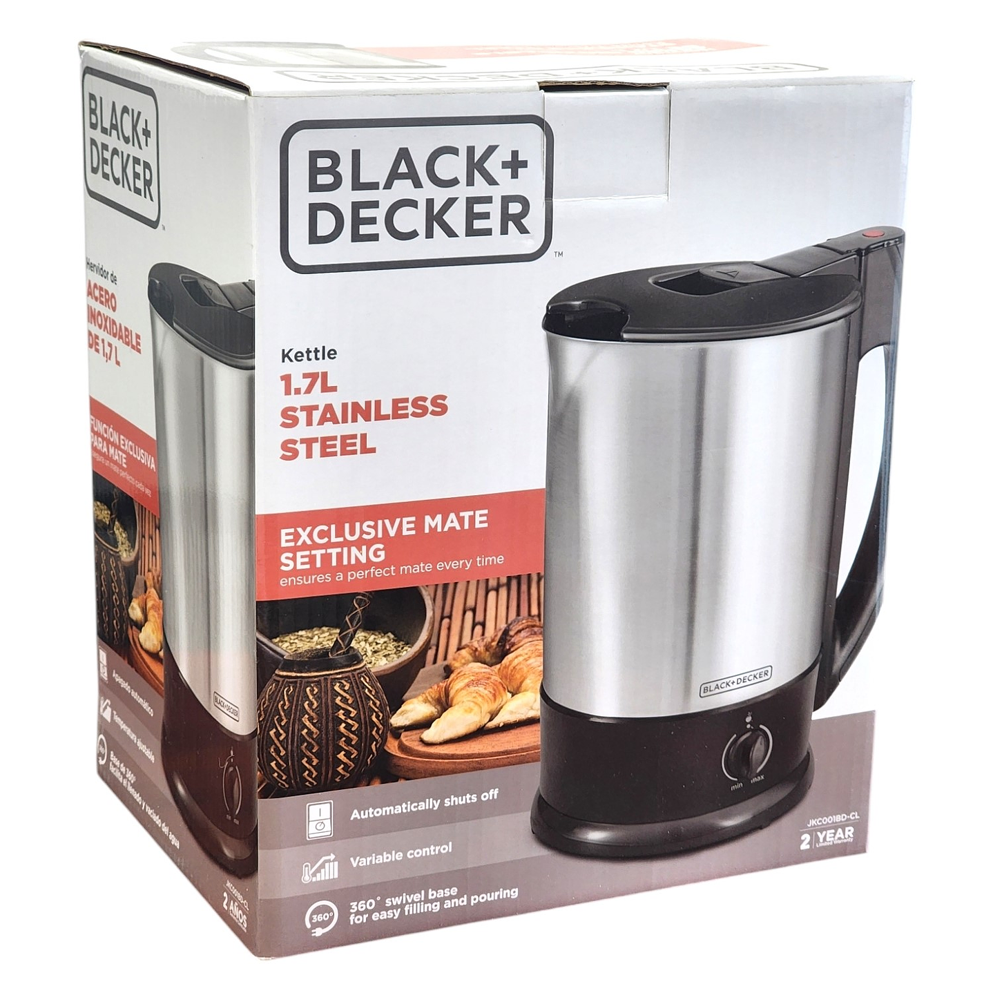 Hervidor Electrico Black+Decker 1.7lts Mate JKC001BD-CL 7