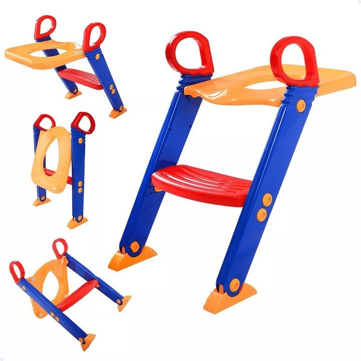 Adaptador Asiento Entrenador de Inodoro Niños con Escalera 2
