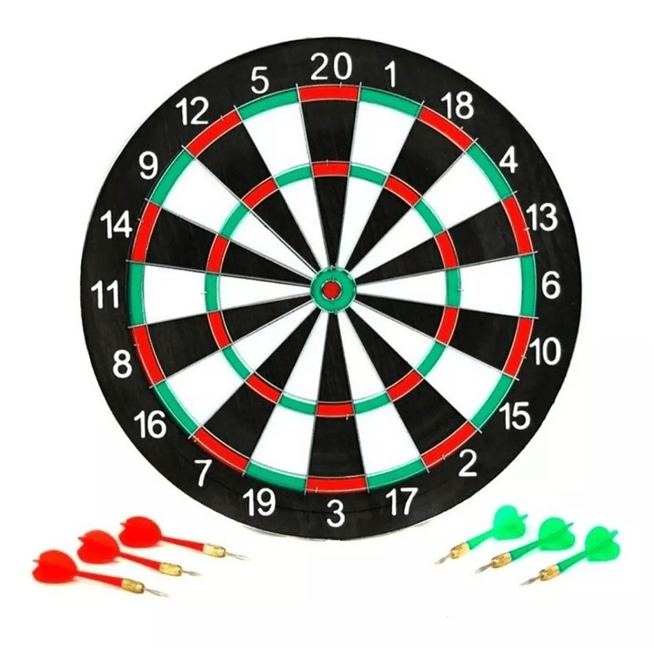 Juego De Dardos Tiro Al Blanco Tablero 37cm Reversible 10035 2