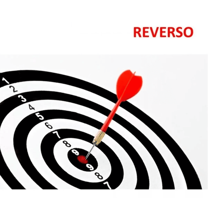 Juego De Dardos Tiro Al Blanco Tablero 37cm Reversible 10035 7