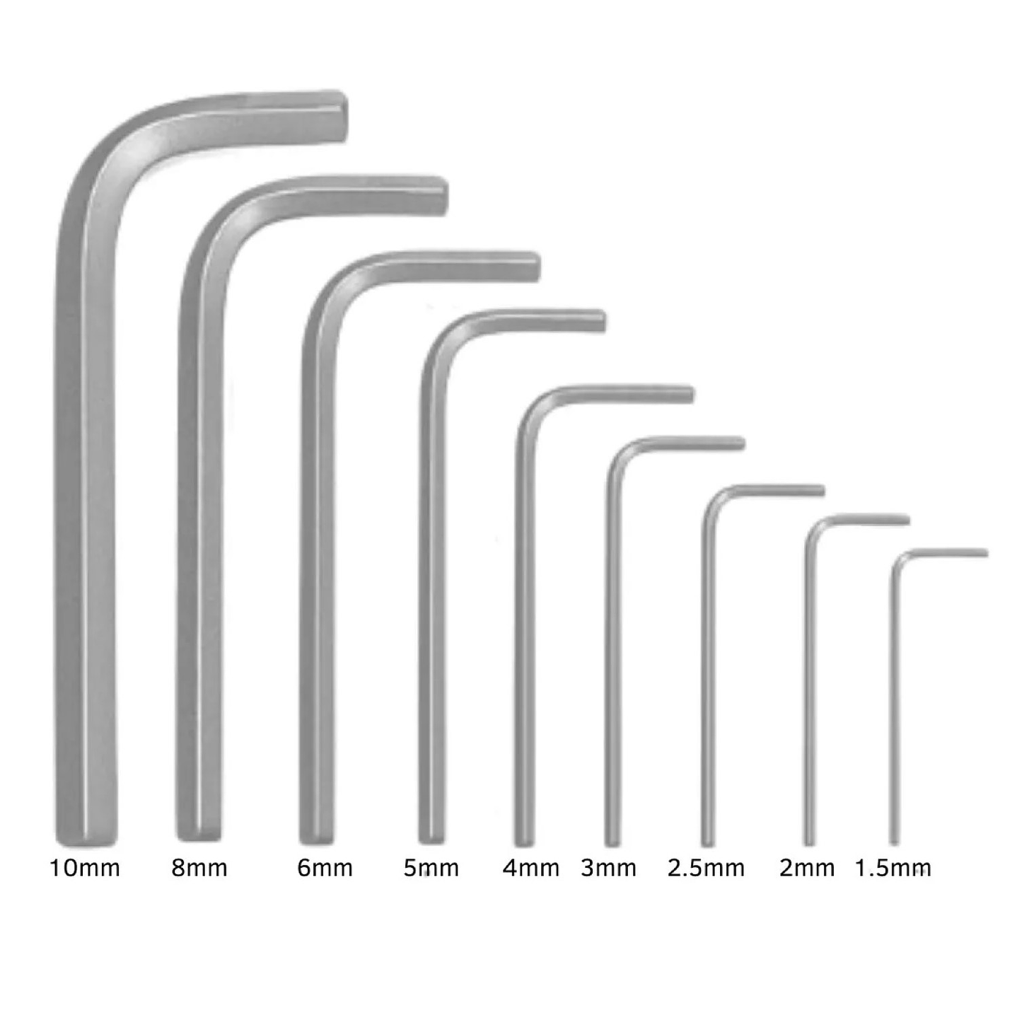 Kit Llaves Allen 9 Piezas Largas con Soporte 12879 3