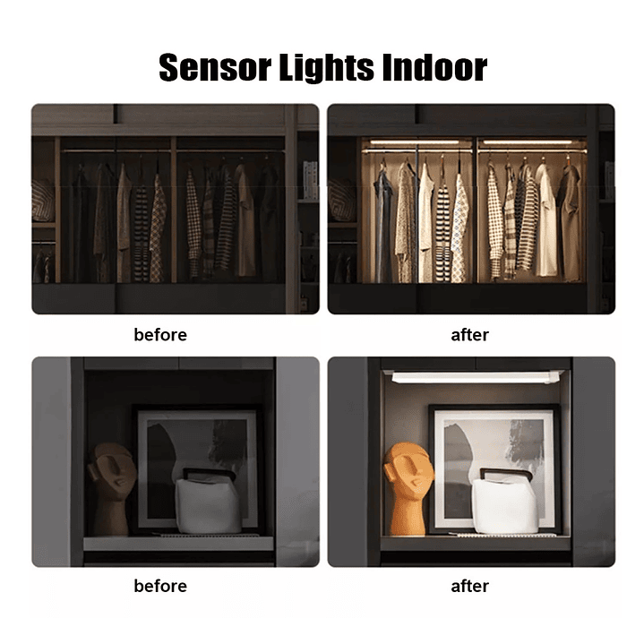 Luz Led Adhesiva Recargable 30cm con sensor 15450 5