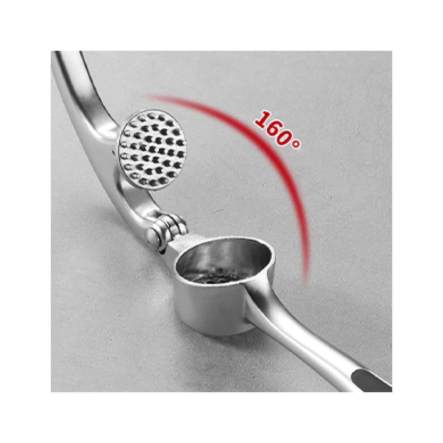 Cortador Prensa Triturador Manual de Ajo Ergonómico 16421 6