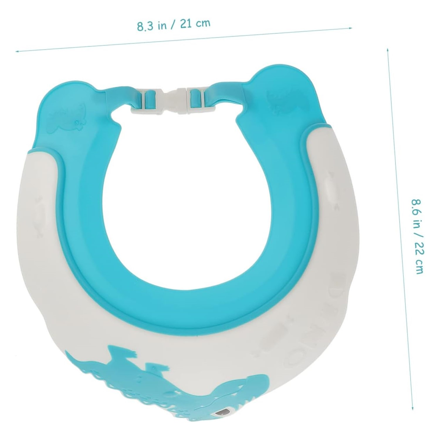 Gorro de ducha ajustable para bebés Verde Azulado 16554 2