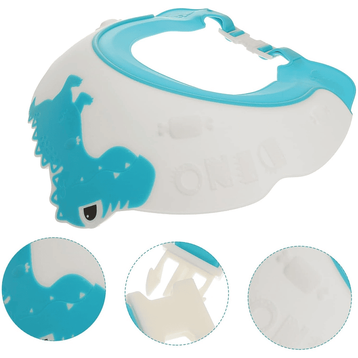 Gorro de ducha ajustable para bebés Verde Azulado 16554 3