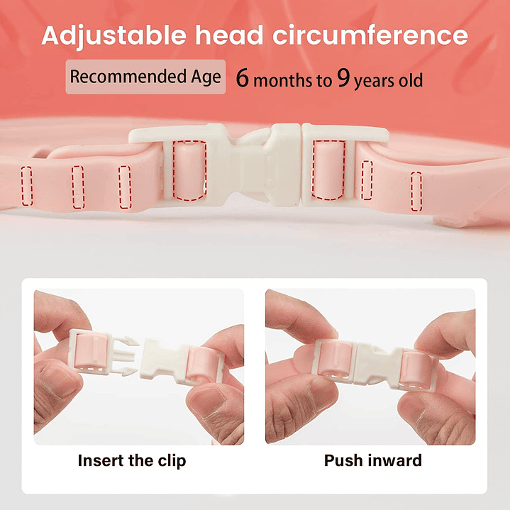 Gorro de ducha ajustable para bebés Verde Azulado 16554 6