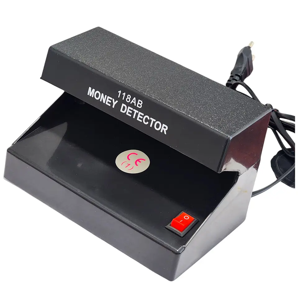 Detector de Billetes Falsos Luz Ultravioleta AD118AB 2