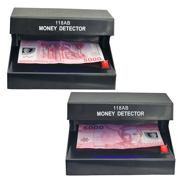 Detector de Billetes Falsos Luz Ultravioleta AD118AB 5
