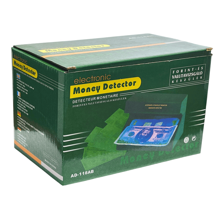 Detector de Billetes Falsos Luz Ultravioleta AD118AB 7