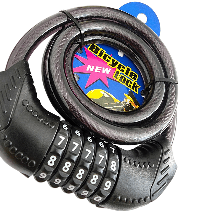 Candado de Seguridad para Bici Combinación de Clave 18167 3