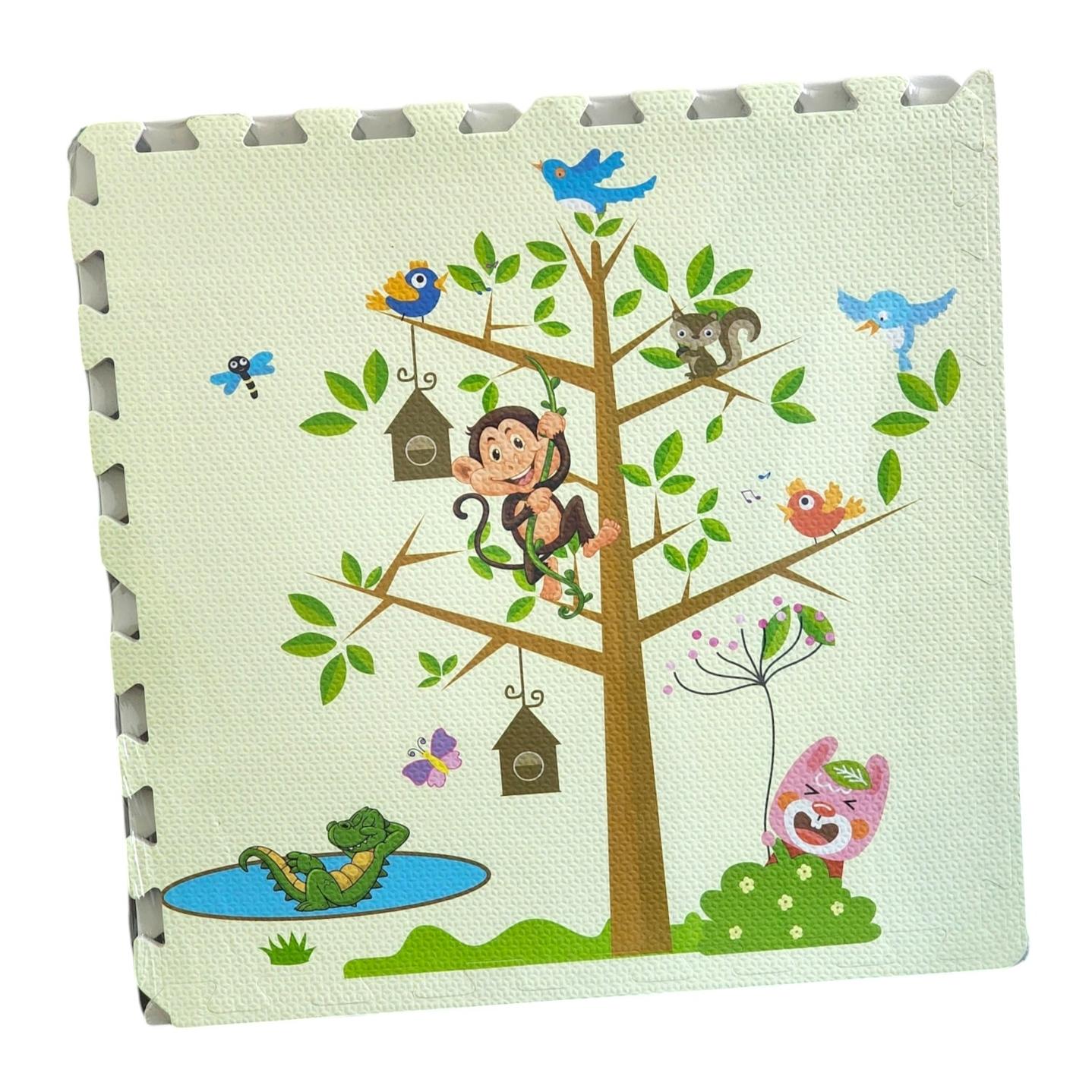 Pack 4 Piso Alfombras Goma Eva 60x60 Diseño Animales 50539 3