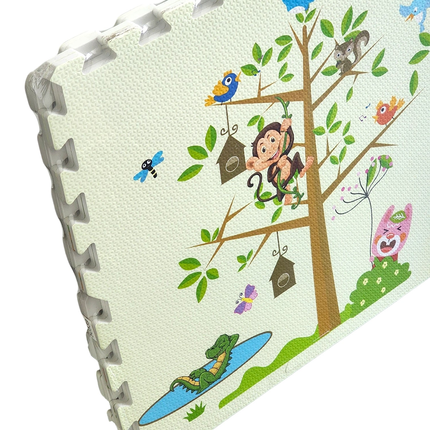 Pack 4 Piso Alfombras Goma Eva 60x60 Diseño Animales 50539 6