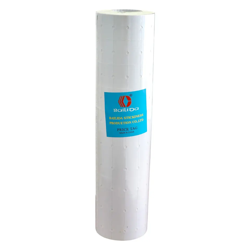 Pack 10 Rollo 4.000 Etiquetas Blanca Bailida MX5500 1