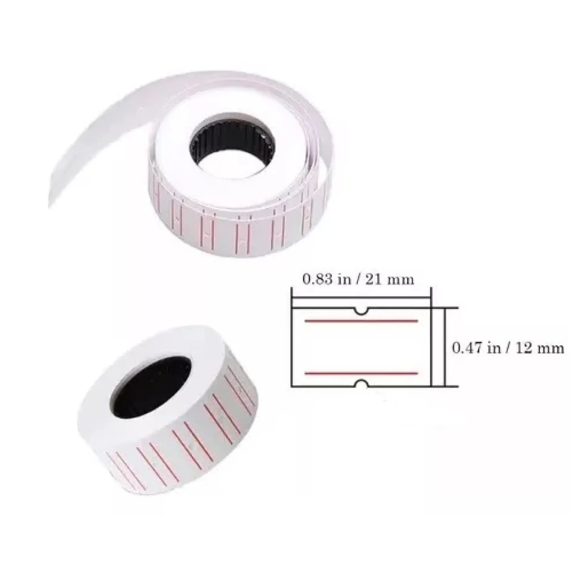 Pack 10 Rollo 4.000 Etiquetas Sato Standar Bailida MX5500 2