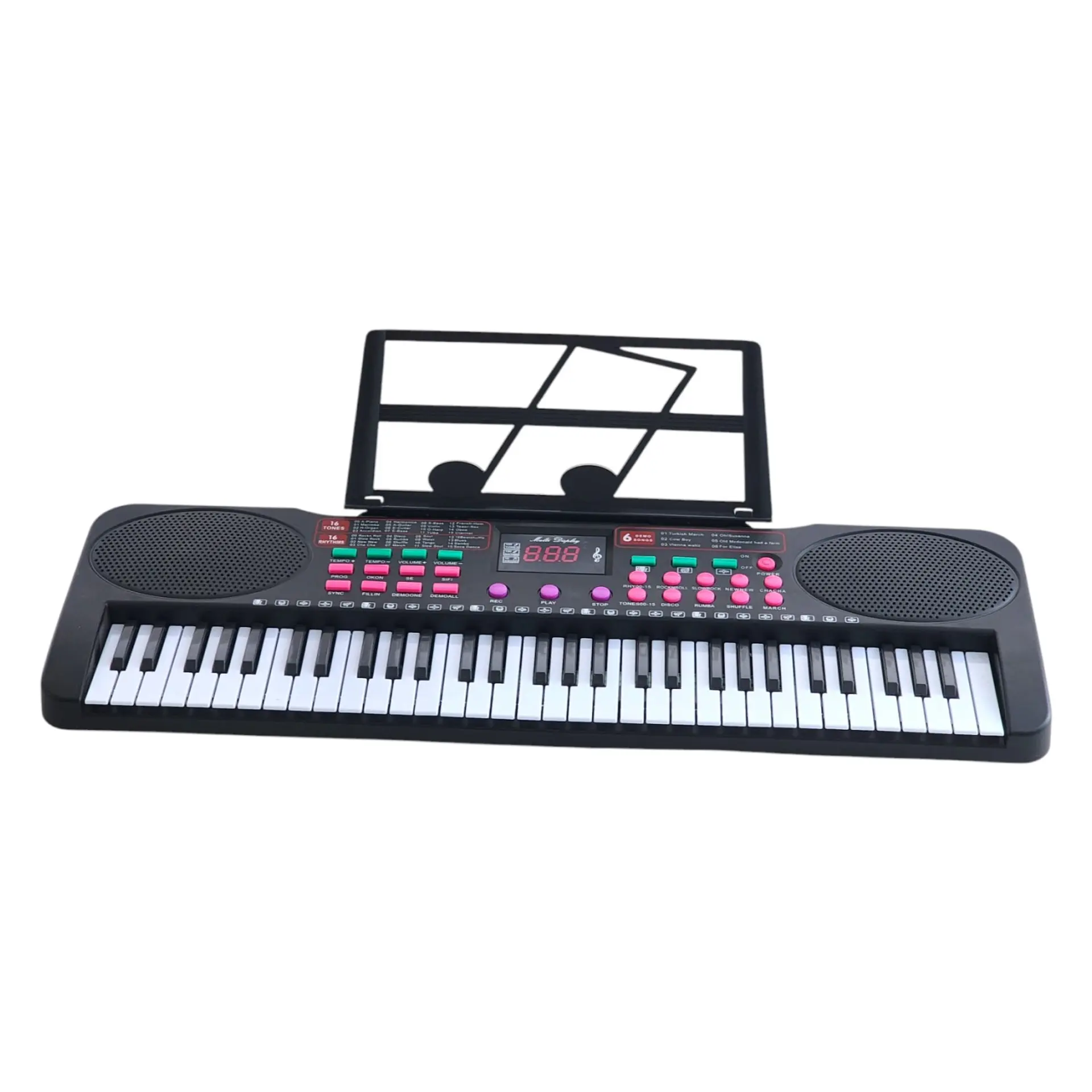 Piano Teclado Digital 61 Teclas + Micrófono 55036 1
