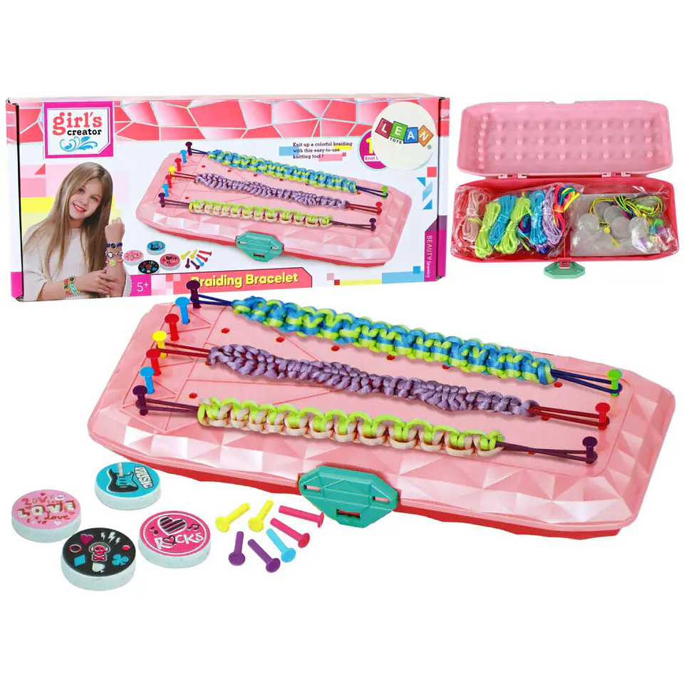 Kit Fabricación de Pulseras con Accesorios para Niñas 55438 1