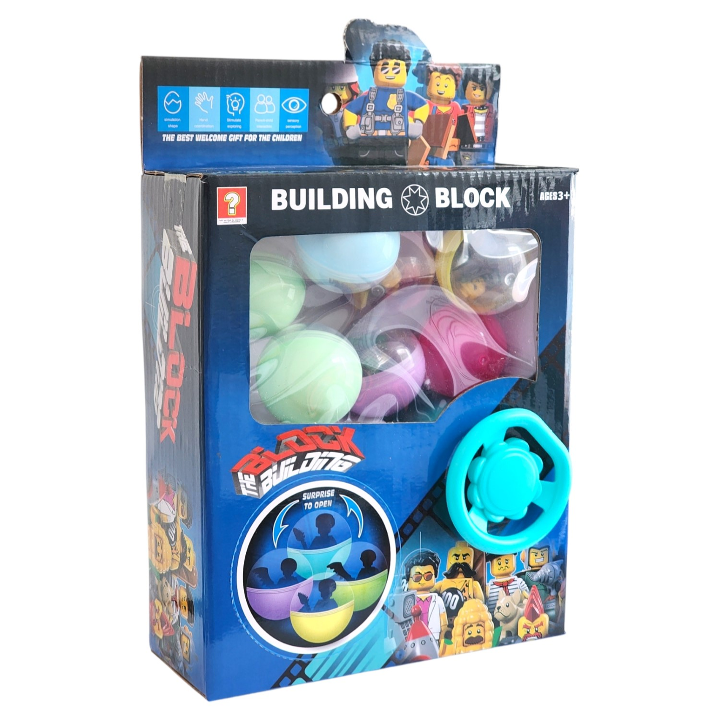 Caja Ventana Huevos Sorpresa Bloques de Construcción 55494 1