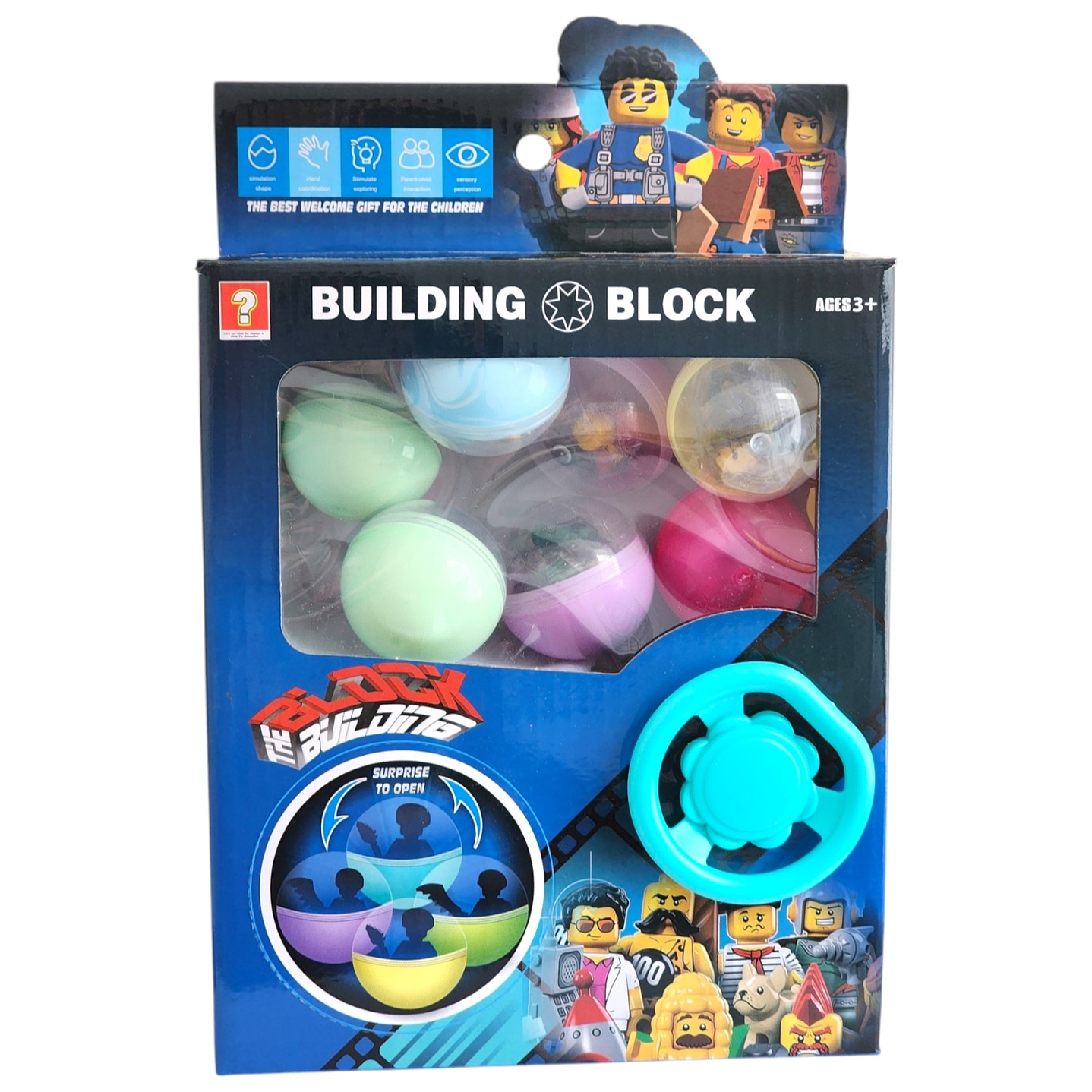 Caja Ventana Huevos Sorpresa Bloques de Construcción 55494 3