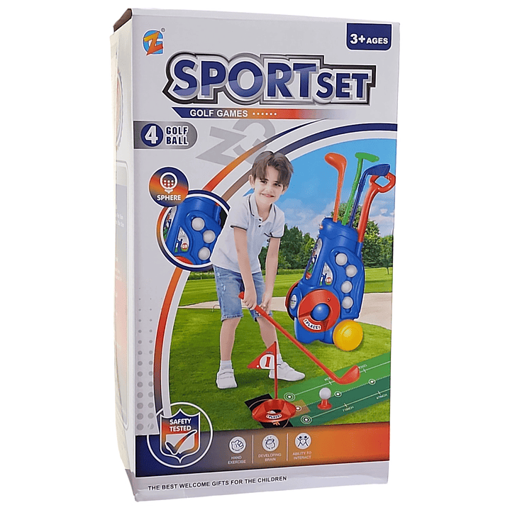 Set De Golf Miniatura con Carrito para Niños 55524 10