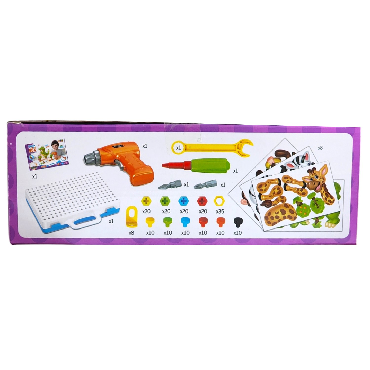 Juego Construcción Con Taladro Eléctrico Niños 55533 7