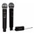 Kit 2 Micrófonos Inalámbricos UHF Recargables Philco WU519
