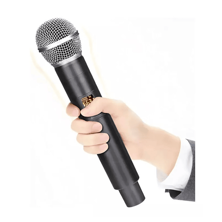 Kit 2 Micrófonos Inalámbricos UHF Recargables Philco WU519 3