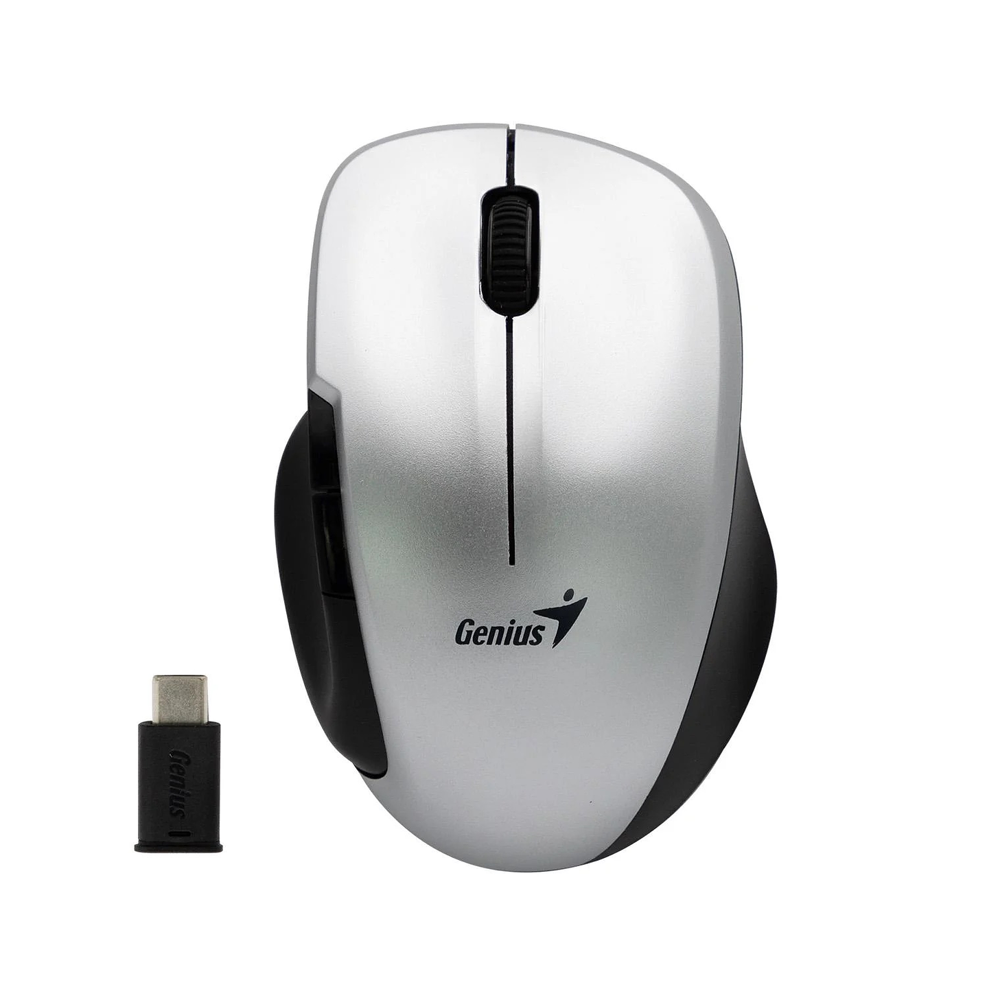 Mouse Ergo 8200s Genius Inalámbrico Tipo-c Silver 1